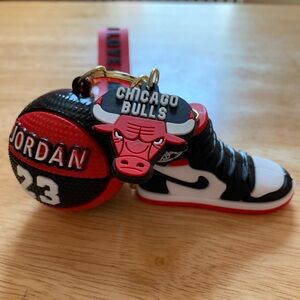 Keychain with Sneaker/Basketball/Team Tag